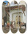 Triptych art skateboard deck of Jeanlon Grme Chevaux Tenus Par Un Esclave La Halte by Jean-Lon Grme (1824-1904)