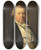 Triptych art skateboard deck of Jens Juel Johan Tobias Sergel The Swedish Sculptor by Jens Juel (1745-1802)