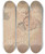 Triptych art skateboard deck of Thomas Rowlandson Spring Is In The Air by Thomas Rowlandson (1756-1827)