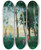Triptych art skateboard deck of Pierreeugne Montzin Femmes Au Bord De Leau by Pierre-Eugne Montzin (1874-1946)