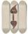 Triptych art skateboard deck of Regina Henderer Suffolk Latch_8 by Regina Henderer