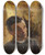 Triptych art skateboard deck of Jan Cigliski Portrait Of Alexander Lensky 18471908 Russian Artist by Jan Ciaglinski (1858-1913)