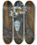 Triptych art skateboard deck of Paul Czanne Vase Of Flowers by Paul Cezanne (1839-1906)
