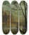 Triptych art skateboard deck of John Atkinson Grimshaw After The Shower by John Atkinson Grimshaw (1836-1893)