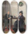 Triptych art skateboard deck of William Orpen Portrait Of The Artists Parents by William Orpen (1878-1931)