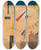Triptych art skateboard deck of Wassily Kandinsky Spritze Spray by Wassily Kandinsky (1866-1944)