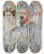 Triptych art skateboard deck of Jacek Malczewski Autoportret by Jacek Malczewski (1854-1929)