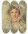 Triptych art skateboard deck of Philip Alexius De Lszl Portrait Of Wilhelmine Preetorius by Philip Alexius de Lszl (1869-1937)