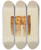 Triptych art skateboard deck of John H Tercuzzi Comb_2 by John H Tercuzzi
