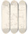 Triptych art skateboard deck of Robert Hills Studies Of Cattle by Robert Hills (1769-1844)