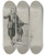 Triptych art skateboard deck of David Bles Velleman A Character From Jacob Van Lenneps Ferdinand Huyck_1 by David Bles (1821-1899)