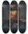 Triptych art skateboard deck of Wilhelm Trbner Landwehroffizier by Wilhelm Trubner (1851-1917)