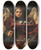 Triptych art skateboard deck of Baldassare Franceschini The Archangel Michael by Baldassare Franceschini (1611-1690)