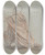 Triptych art skateboard deck of Ludwig Ferdinand Schnorr Von Carolsfeld Study Of A Kneeling Man by Ludwig Ferdinand Schnorr Von Carolsfeld (1788-1853)