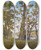 Triptych art skateboard deck of Henrijoseph Harpignies La Loire Bonny_1 by Henri Joseph Harpignies (1819-1916)
