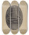 Triptych art skateboard deck of Herman Bader Firemark_1 by Herman Bader