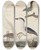 Triptych art skateboard deck of John G Warnicke Green Heron Night Heron Young Heron And Great White Heron by John G Warnicke (1818)