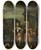 Triptych art skateboard deck of Ferdinand Bol The Calm Fabricius In The Army Camp Of Pyrrhus by Ferdinand Bol (1616-1680)