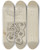 Triptych art skateboard deck of Grace Halpin Embroidered Linen Collar_1 by Grace Halpin