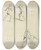 Triptych art skateboard deck of Peter Paul Rubens Two Pairs Of Figures One Pair Extending Right Arms Toward Each Other The Other Pair Wrestling by Peter Paul Rubens (1577-1640)