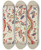 Triptych art skateboard deck of E Boyd Bedspread_3 by E Boyd (20-)