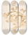 Triptych art skateboard deck of Giovanni Battista Tiepolo Apollo Supported By A Winged Genius by Giovanni Battista Tiepolo (1696-1770)