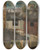 Triptych art skateboard deck of Tadeusz Makowski View Through The Window Of A Workroom by Tadeusz Makowski (1882-1932)