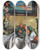 Triptych art skateboard deck of Emile Othon Friesz Nature Morte by Emile Othon Friesz (1879-1949)