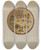 Triptych art skateboard deck of Albert Levone Pa German Plate_1 by Albert Levone (20-)