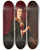 Triptych art skateboard deck of Giulio Carpioni Portrait Of A Lady With A Glove by Giulio Carpioni (1613-1678)