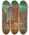 Triptych art skateboard deck of Konstantin Alexeevich Korovin Nchtliches Paris by Konstantin Alexeevich Korovin (1861-1939)