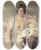 Triptych art skateboard deck of Giovanni Boldini Portrait Of Lady Nanne Schrader Ne Wiborg by Giovanni Boldini (1842-1931)