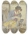 Triptych art skateboard deck of Cornelis Dusart Zeitungsleser Bei Einem Fass by Cornelis Dusart (1660-1704)
