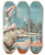 Triptych art skateboard deck of Alfred Le Petit Mille Douze Histoires De Btes by Alfred Petit (1841-1909)