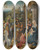 Triptych art skateboard deck of The Pseudo Bles The Adoration Of The Magi_2 by The Pseudo Bles (16-)