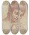 Triptych art skateboard deck of Ludovico Carracci Praying Youth by Ludovico Carracci (1555-1619)