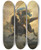 Triptych art skateboard deck of Peter Nicolai Arbo The Valkyrie by Peter Nicolai Arbo (1831-1892)