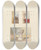 Triptych art skateboard deck of Rev James Bulwer One From A Volume Of Drawings And Prints_50 by Rev James Bulwer (1794-1879)