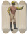 Triptych art skateboard deck of Elizabeth Fairchild Jockey Hitching Post_1 by Elizabeth Fairchild