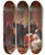 Triptych art skateboard deck of Edwin White Luthers Vow by Edwin White (1817-1877)
