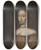 Triptych art skateboard deck of Jrgen Ovens Hedvig Eleonora 16361715 Prinsessa Av Holsteingottorp Drottning Av Sverige by Jurgen Ovens (1623-1678)