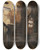 Triptych art skateboard deck of Johann Sperl Stiegenaufgang by Johann Sperl (1840-1914)