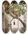 Triptych art skateboard deck of Kazimierz Stabrowski Street In Sarajevo by Kazimierz Stabrowski (1869-1929)