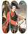 Triptych art skateboard deck of Joseph Wright Of Derby Fleetwood Hesketh by Joseph Wright Of Derby (1734-1797)