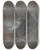 Triptych art skateboard deck of Gustave Dor After The Shipwreck Design For An Illustration Of Coleridges The Rime Of The Ancient Mariner by Gustave Dore (1832-1883)