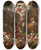 Triptych art skateboard deck of Joachim Wtewael Annunciation To The Shepherds by Joachim Wtewael (1566-1638)