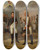 Triptych art skateboard deck of Aleksander Stankiewicz Napoleon And Francis Ii After The Battle Of Austerlitz by Aleksander Stankiewicz (1824-1892)