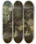 Triptych art skateboard deck of Adrian Gbocki Landscape With Rocks From The Vicinity Of Mzurw by Adrian Glebocki (1833-1905)