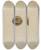 Triptych art skateboard deck of Philip Johnson Drawer Pull_5 by Philip Johnson
