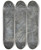 Triptych art skateboard deck of Antonie Waterloo River Landscape With Mountain Stream by Antonie Waterloo (1609-1690)